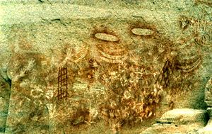 Aborigines cave paintings - Dreamtime