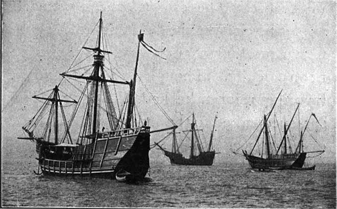 Caravels - Nina, Pinta and Santa Maria