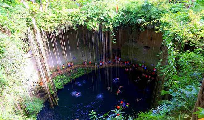 Mayan Cenote of Yucatan Mexico