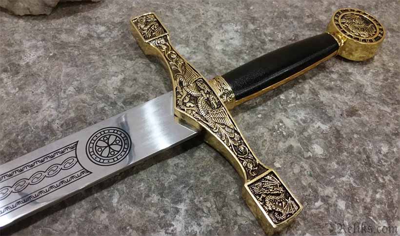 Excalibur sword of King Arthur