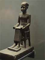 Statue of Imhotep - Louvre Museum