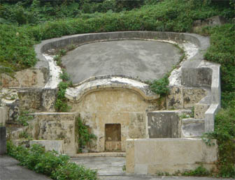 Okinawa turtle back tomb