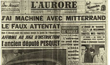 Newspaper talking about Attentat de l'Observatoire