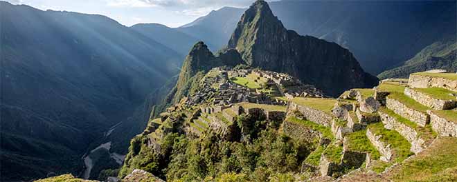 Panoramic Machu Picchu