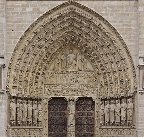 The portal of Judgement - Notre Dame de Paris