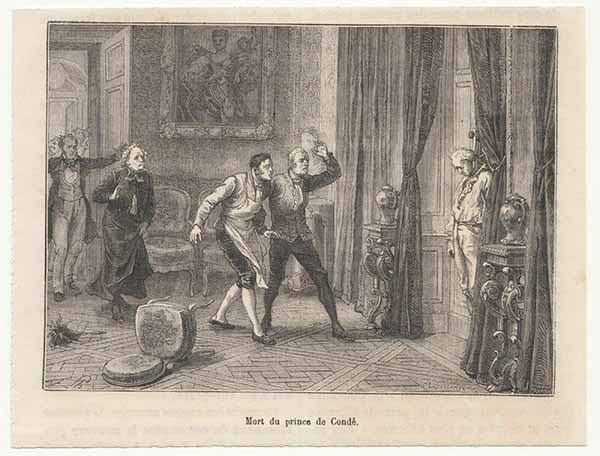 Death of the Prince of Condé