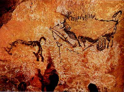 The sorcerer or shaman at Trois-Frères cave in Ariège