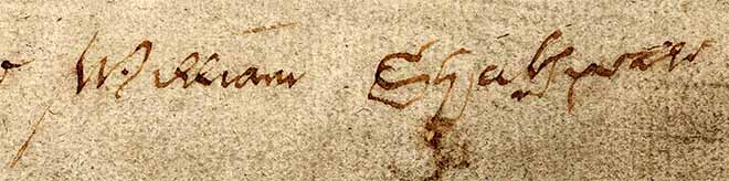 Shakespeare signature